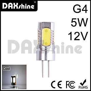 DAXSHINE LED G4 5W DC12V Cool White 6000-6500K 130-150lm      